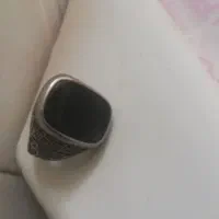 انگشتر  مردانه نگین مشکی 180 تومان