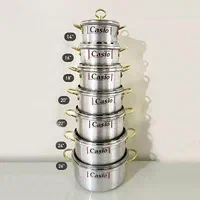 قابلمه کاسیو مدل دسته طلایی y498 طرح دسته فلزی چدن