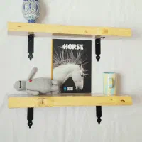 شلف چوبی روستیک. جفت