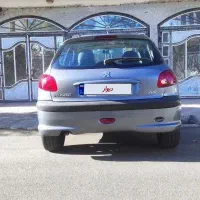 پژو 206تیپ2 کارمندی تک برگ استثنایی 100تا کار|خودرو سواری و وانت|کاشمر, |دیوار