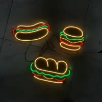 نئون برای کافه فست فود زیرقیمت