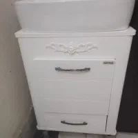 ست آینه سنگ و کابینت روشویی