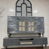 انواع ست آیینه و کنسول جاکفشی و میز تلویزیون|بوفه، ویترین، کنسول|رفسنجان, |دیوار