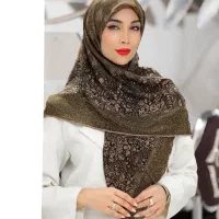 روسری دستدوز چاپخیس طرح شنل|لباس|رودسر, |دیوار