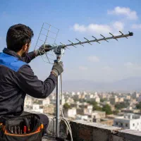 نصب و تنظیم آنتن و‌ گیرنده قیمت مناسب