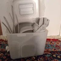 ظروف ۷۰ پارچه مسافرتی کاملا نو