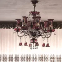 لوستر ۶ شاخه شاه عباسی عتیقه