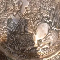 سینی قلم مسی|صنایع دستی و سایر لوازم تزئینی|محمدشهر, شهرک پیام (مهرالبرز)|دیوار