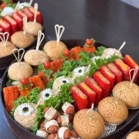 تهیه انواع فینگرفود ونون وپنیر سفره عقد|خدمات پذیرایی، مراسم|تهران, صادقیه|دیوار