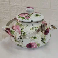کتری لعابی سالم و تمیز 2لیتری