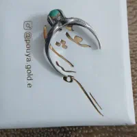 انگشتر نقره زنانه با نگین فیروزه