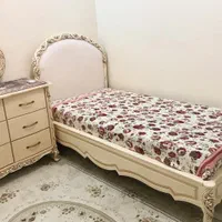 تخت یک نفره و دراور و آینه|تخت و سرویس خواب|تهران, ائمه اطهار|دیوار