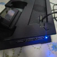 پایه شارژ و فن خنک کننده ps4|کنسول، بازی ویدئویی و آنلاین|تهران, هروی|دیوار