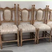 مبل و صندلی سلطنتی رنگ سند بلاس طلایی