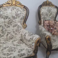 مبل سلطنتی با چوب راش|مبلمان خانگی و میز عسلی|اهواز, نیوساید|دیوار