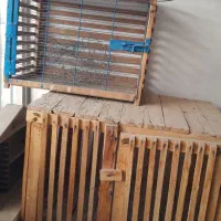 قفس جفت دونی چوبی