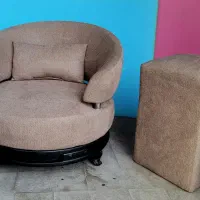 مبل گرد بهمراه  چندین  نیمکت ترک  به فروش|صندلی و نیمکت|مشهد, کلاهدوز|دیوار