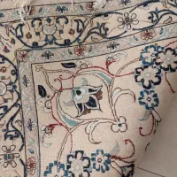 قالی دست‌ بافت نائین گل ابریشم|فرش|کرج, فاز ۱ مهرشهر|دیوار