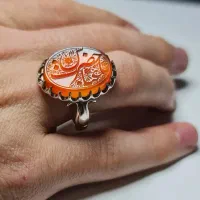 انگشترهای دستساز سنگ عقیق یمن و آمتیست|جواهرات|میاندوآب, |دیوار