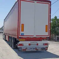 تریلی چادری ترانزیت کانتینر سه محور 1401
