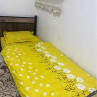 دو عدد تخت + تشک‌+ روتختی