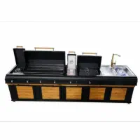 باربیکیو گازی ذغالی BBQ سنگین ۲متری دهنه ۴۰