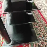 میز تلویزیون شیشه ای