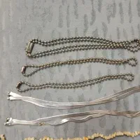 گلوبند سنگ طبیعی و زنجیر استیل|جواهرات|بروجن, |دیوار