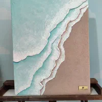 تابلو دکوراتیو طرح دریا