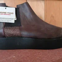 نیم بوت چرم زنانه سایز 40 نونو