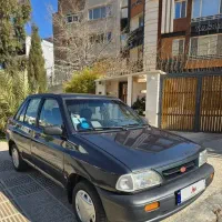 پراید ۸۲مشکی بی رنگ و ضربه