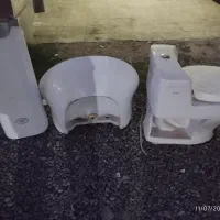 توالت فرنگی و روشویی|لوازم سرویس بهداشتی|رشت, گلسار|دیوار