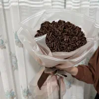 انواع دسته گل روبانی و باکس گل