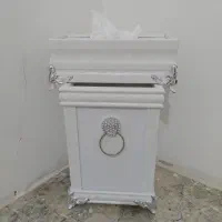 جا دستمال کاغذی همراه با سطل