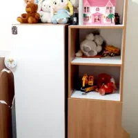 تخت کودک +۲کمد برند آوید تشک نداره