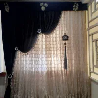 پرده پذیرایی شیک و تمیز|پرده، رانر، رومیزی|ایذه, |دیوار