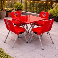 صندلی پلاستیکی میز غذا خوری کافه باغی تراس|میز و صندلی غذاخوری|تهران, سلسبیل شمالی|دیوار