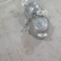 دوعدد کتری سماوری تمیز سالم