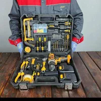 پک کامل دریل شارژی با لوازم تکمیل