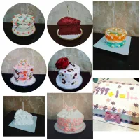 کیک تولد/کافه/موچی/دسر وژله کافه