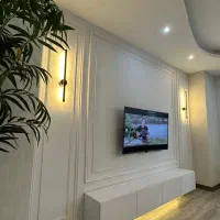 اجرای تی وی وال ابزار قاب بندی پی وی سی