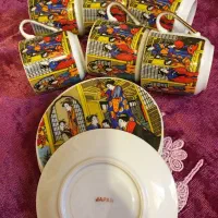 فنجان و گلپنبه متنو بخون|ظروف سرو و پذیرایی|قزوین, |دیوار