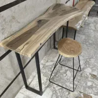 کنسول و بوفه چوب فوق حرفه ای کنده درخت|بوفه، ویترین، کنسول|اهواز, پادادشهر|دیوار