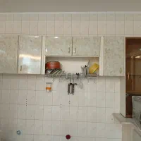 کابینت فلزی با هود و اجاق گاز و سینک|آب‌چکان و نظم‌دهنده ظروف|قزوین, |دیوار