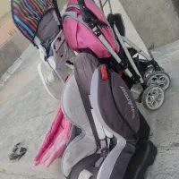 کالسکه . کریر .میز غذا  و صندلی اتومبیل کودک .