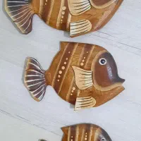تابلو و آباژور چوبی