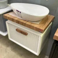 روشویی بامبو سفید ،چوب