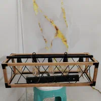 لوستر چوبی