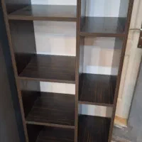 کتابخانه - قفسه چوبی|کتابخانه، شلف، قفسه‌های دیواری|قدس, شهر‌قدس|دیوار