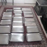 ۲۰ عدد سینی استیل بنماری